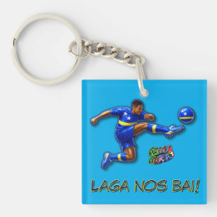 Curacao Let's Go Key Ring