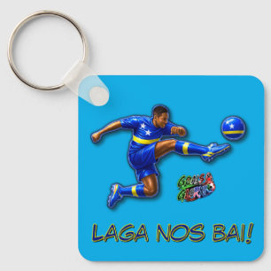 Curacao Let's Go Key Ring