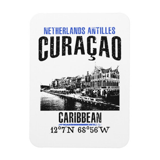 Curaçao Magnet (Vertical)