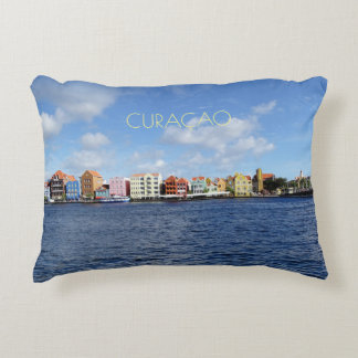 Curaçao Skyline w/out text (customisable) Decorative Cushion