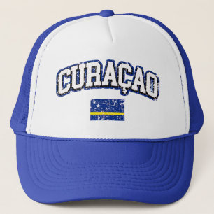 Curaçao Vintage Flag Trucker Hat