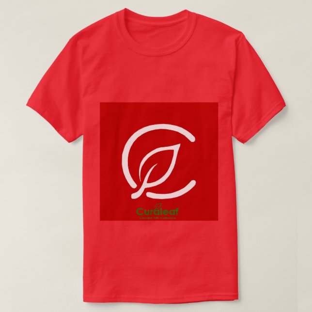 Curaleaf Red T-Shirt (Design Front)