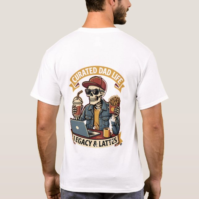 Curated Dad Life T-Shirt (Back)