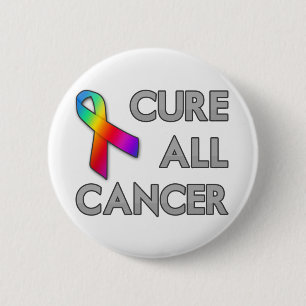 Cure All Cancer 6 Cm Round Badge