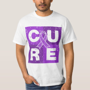 CURE Alzheimer’s Disease Distressed Cube T-Shirt