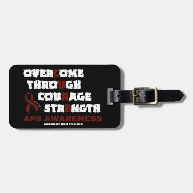 CURE...APS LUGGAGE TAG (Front Horizontal)