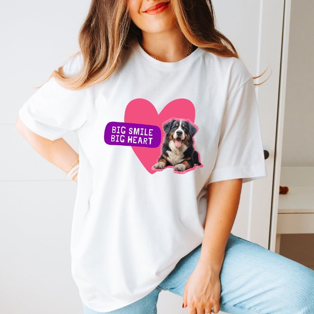 Cure Bernese Gift Bernese Mountain Dog Big Heart T-Shirt (Creator Uploaded)