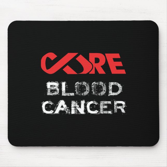 Cure Blood Cancer Awareness  Mouse Mat (Front)