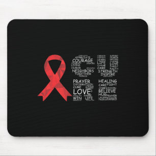 Cure Brain Aneurysm Awareness Surgery Support Grap Mouse Mat