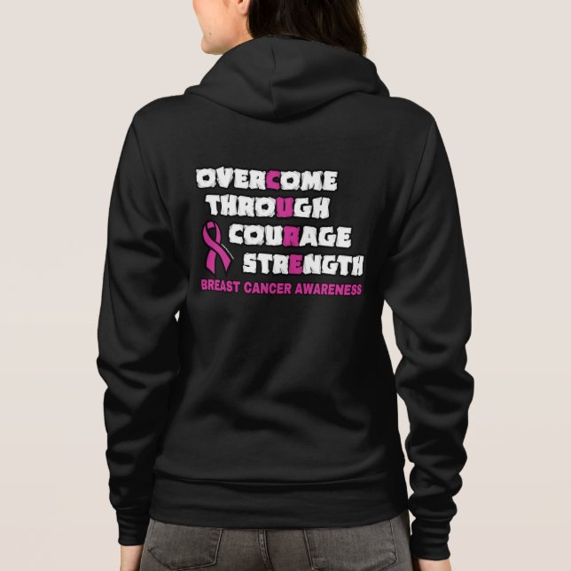 CURE...Breast Cancer Hoodie (Back)