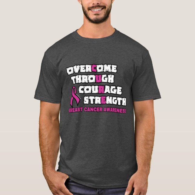 CURE...Breast Cancer T-Shirt (Front)