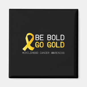 Cure Childhood Cancer Awareness Golden Ribbon for Magnet