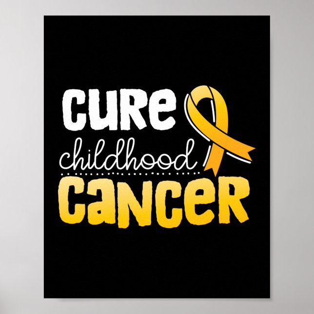 Cure Childhood Cancer Awareness Poster (Front)