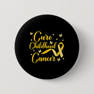 Cure Childhood Cancer Childhood Cancer Awareness 6 Cm Round Badge