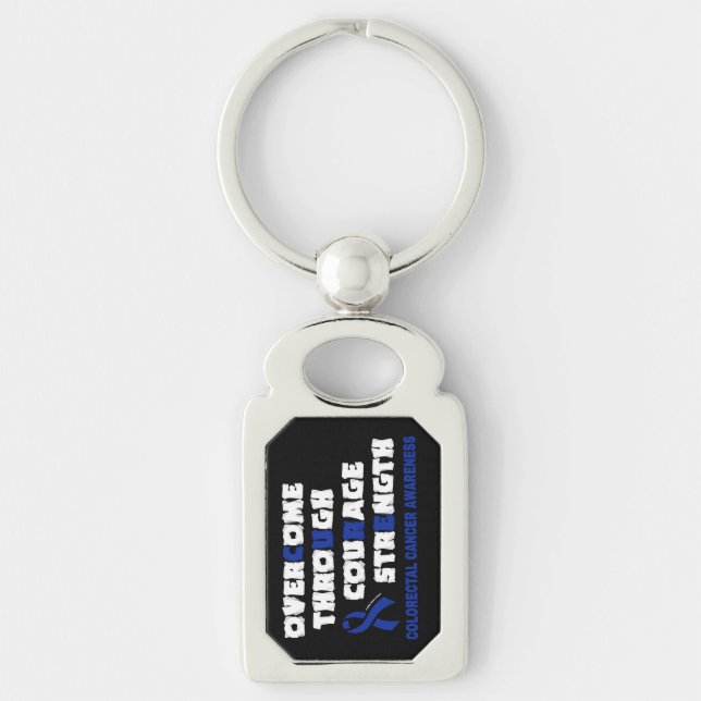 CURE...Colourectal Cancer Key Ring (Front)