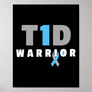 Cure Diabetic - Fun Type 1 Diabetes Awareness  Poster