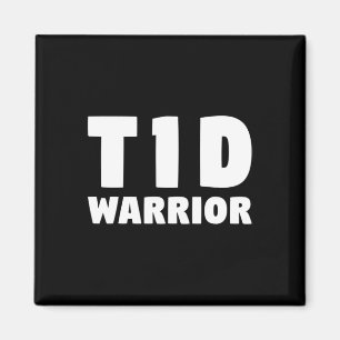 Cure Diabetic T1d - Fun Type 1 Diabetic Tee  Magnet