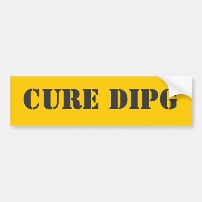CURE DIPG BUMPER STICKER (Front)
