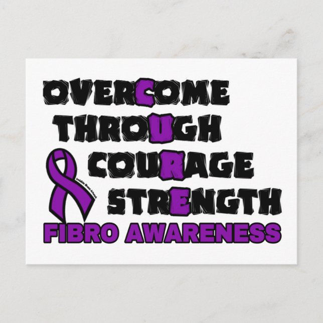 CURE...Fibro Postcard (Front)