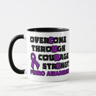 CURE...Fibro Two-Tone Coffee Mug