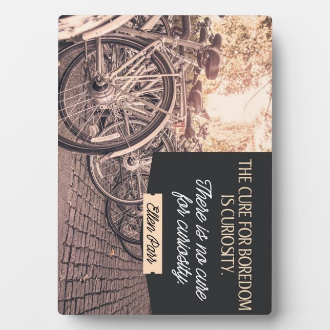 Cure For Boredom Plaque (Front)