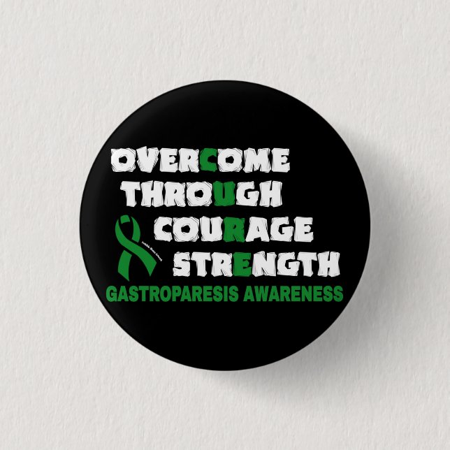 CURE...Gastroparesis Button (Front)