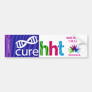 Cure HHT Rare Disease Bumper Sticker