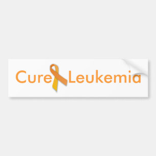 Cure Leukaemia Bumper Sticker