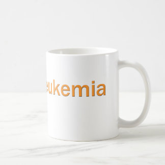 Cure Leukaemia Orange Ribbon Coffee Mug