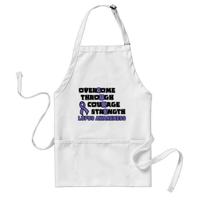 CURE...Lupus Adult Apron (Front)