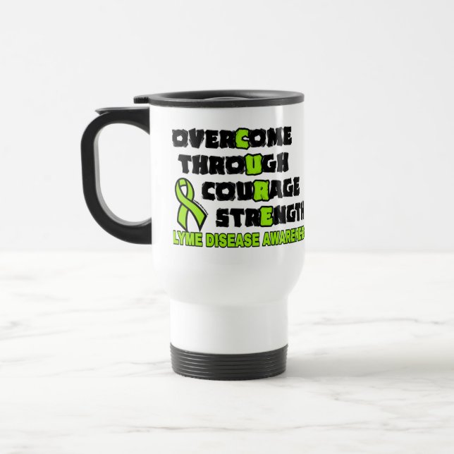 CURE...Lyme Travel Mug (Left)