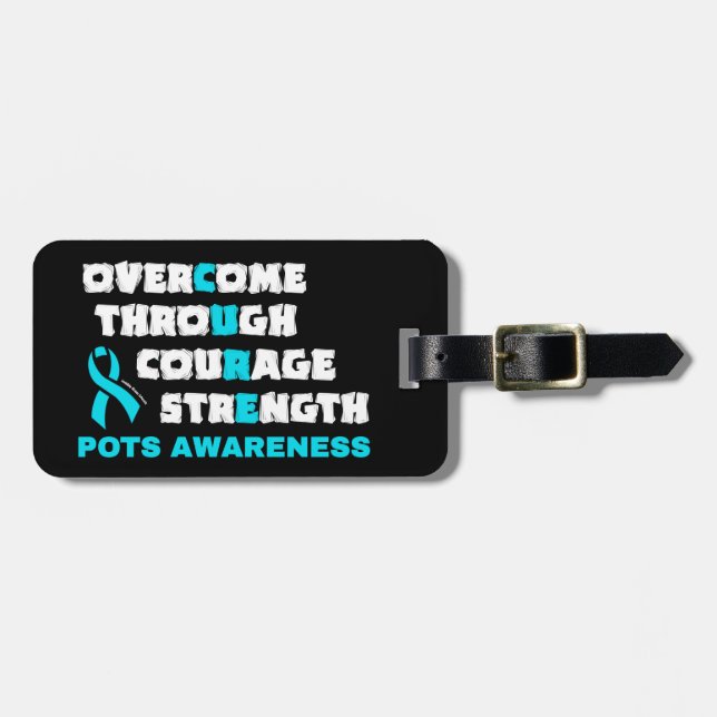 CURE...POTS LUGGAGE TAG (Front Horizontal)