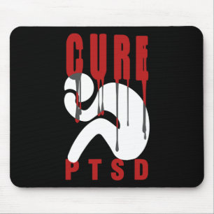 Cure Ptsd Awareness 1 Post Traumatic Stress Disord Mouse Mat