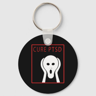 Cure Ptsd Awareness 2 Post Traumatic Stress Disord Key Ring
