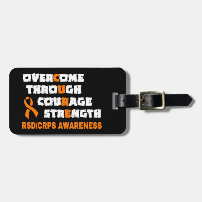 CURE...RSD/CRPS LUGGAGE TAG (Front Horizontal)