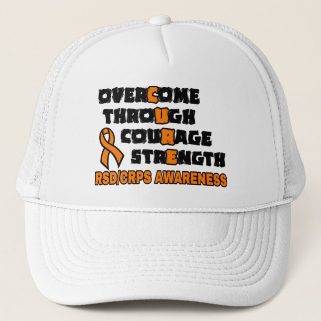 CURE...RSD/CRPS TRUCKER HAT (Front)