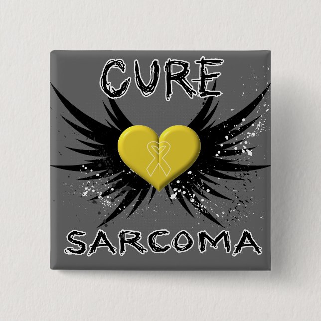 Cure Sarcoma 15 Cm Square Badge (Front)