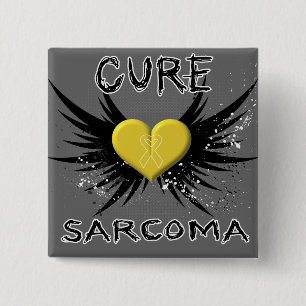 Cure Sarcoma 15 Cm Square Badge