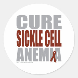 Cure Sickle Cell Anaemia Classic Round Sticker