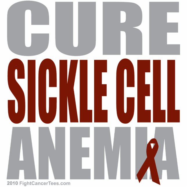 Cure Sickle Cell Anaemia Standing Photo Sculpture (Front)