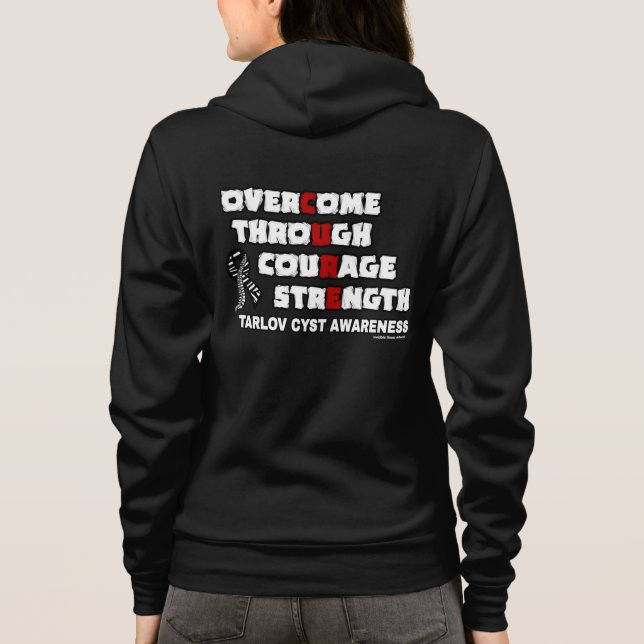 CURE...Tarlov Cyst Hoodie (Back)