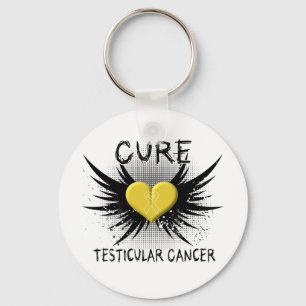 Cure Testicular Cancer Key Ring