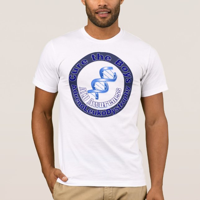 cure the boys ALD Awareness T-Shirt (Front)