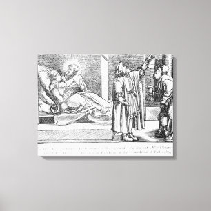 Cure through the Intercession of a Healing Canvas Print