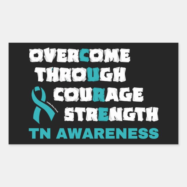 CURE...TN RECTANGULAR STICKER (Front)