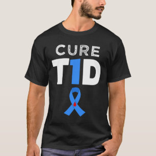 Cure Type 1 Diabetes - T1D awareness hope T-Shirt