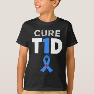 Cure Type 1 Diabetes - T1D awareness hope T-Shirt