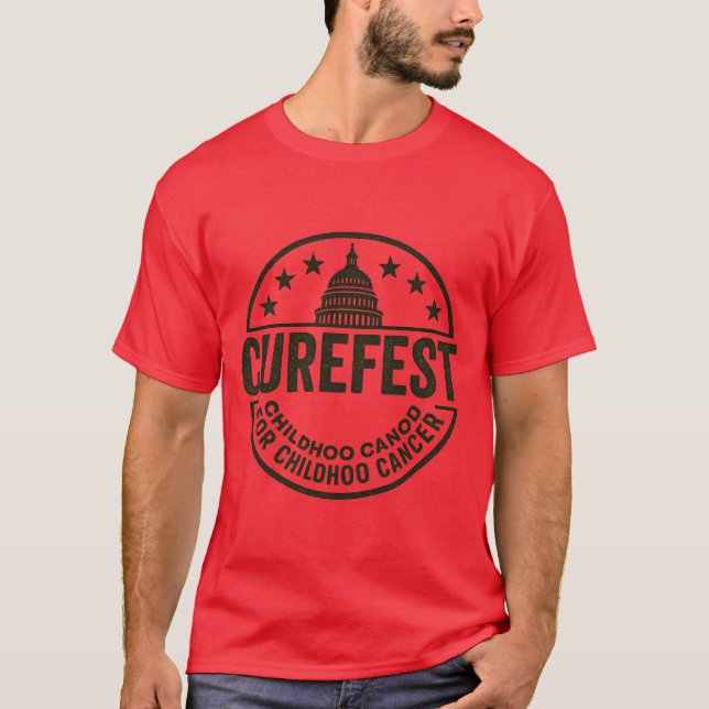 CureFest for Childhood Cancer T-Shirt (Front)