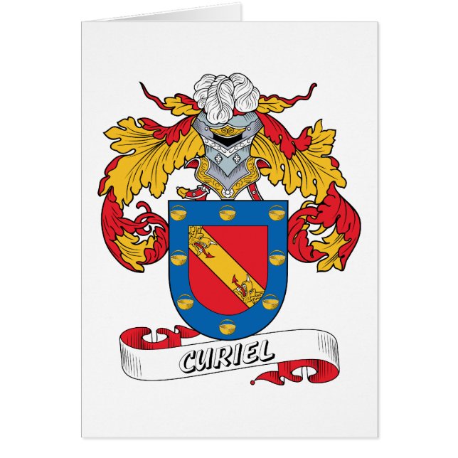 Curiel Family Crest (Front)