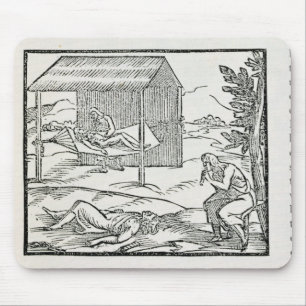 Curing the Sick, Natives of Hispaniola Mouse Mat